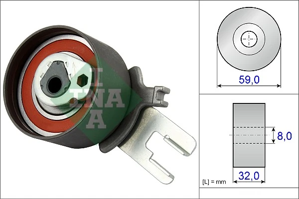 Tensioner Pulley, timing belt